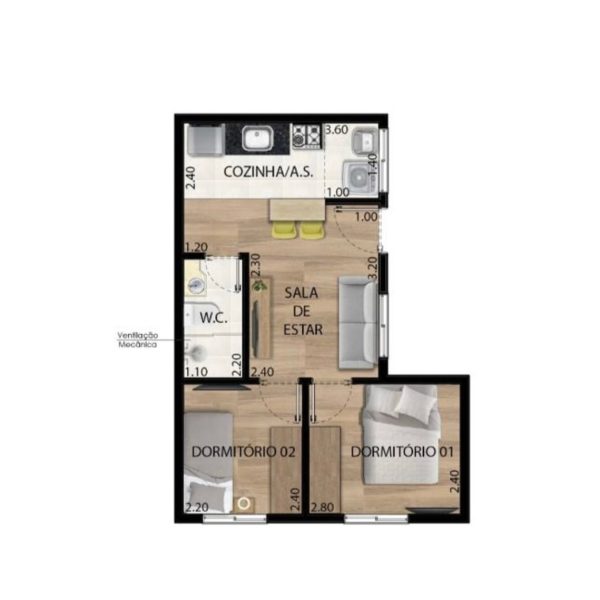 33m²